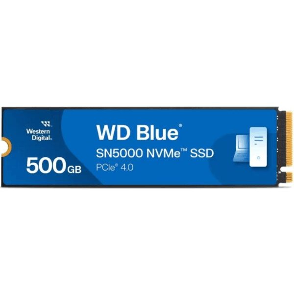 Disco SSD Western Digital WD Blue SN5000 500GB/ M.2 2280 PCIe 718037894850 WDS500G4B0E WD-SSD M2 BL SN5000 500GB