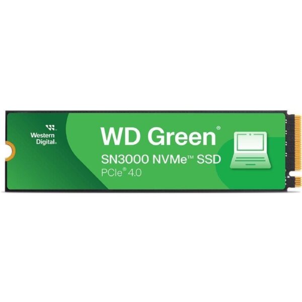 Disco SSD Western Digital WD Green SN3000 500GB/ M.2 2280 PCIe 718037904634 WDS500G4G0E WD-SSD WD GREEN SN3000 500GB