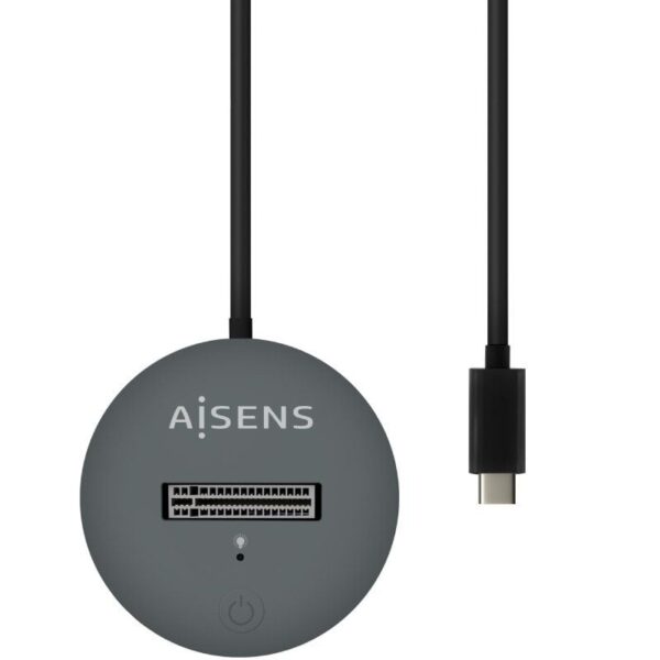 Dock USB Tipo-C para SSD M2 SATA/NVMe Aisens ASUC-M2D014-GR/ Gris - Imagen 2