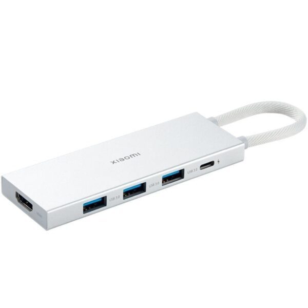 Docking USB 3.0 Tipo-C Xiaomi 5 en 1/ 3xUSB/ 1xUSB Tipo-C PD/ 1xHDMI/ Blanco 6941812791639 TIPO-C 5 EN 1 WH XIA-HUB TIPO-C 5 EN 1 WH