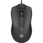 Ratón HP 100/ Hasta 1600 DPI 195161775307 6VY96AA HPA-MOU HP 100 BK