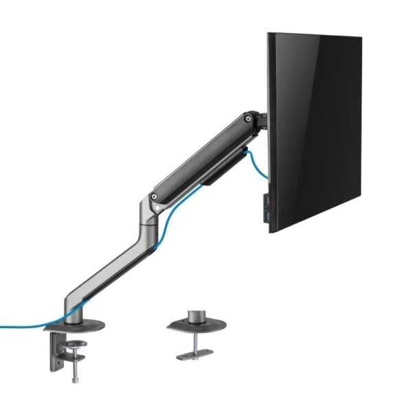 Soporte de Mesa para Monitor TooQ DB4032TNR-G/  Giratorio/ Inclinable/ hasta 9kg - Imagen 5