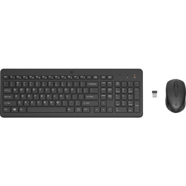 Teclado y Ratón Inalámbricos HP 330 197029648808 2V9E6AA HPA-TEC SET HP 330 BK
