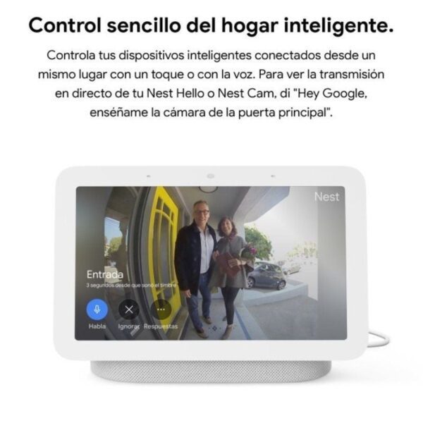 Altavoz Inteligente Google NEST HUB (2ª Generación) Tiza - Imagen 5