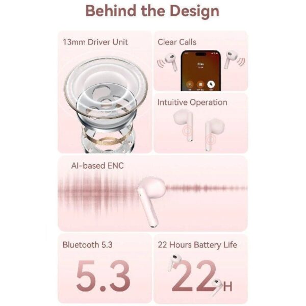 Auriculares Bluetooth Vention ELF 06 NBKW0 con estuche de carga/ Autonomía 6h/ Blancos - Imagen 3