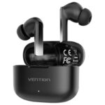 Auriculares Bluetooth Vention ELF E04 NBIB0 con estuche de carga/ Autonomía 6h/ Negros 6922794776906 NBIB0 VEN-AUR ELF E04 NBIB0