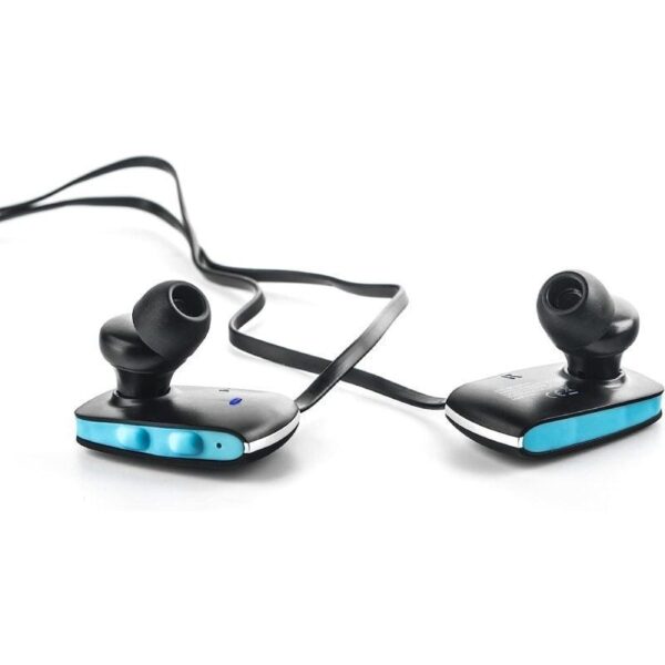 Auriculares Inalámbricos Deportivos Elbe ABT-038-DEP/ con Micrófono/ Bluetooth/ Azules y Negros - Imagen 2