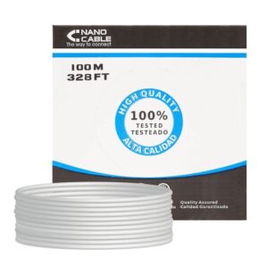 Bobina de Cable RJ45 UTP Nanocable 10.20.0502 Cat.6/ 100m/ Gris 8433281002968 10.20.0502 NAN-CAB 10.20.0502