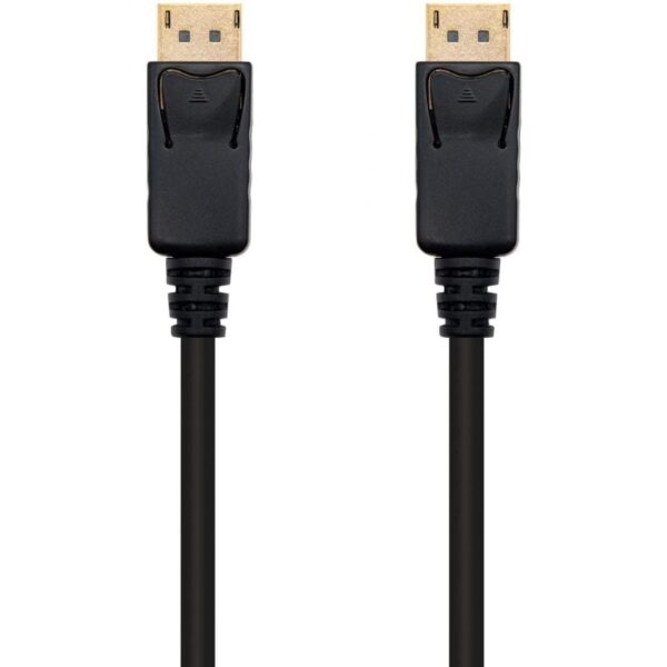 Cable DisplayPort 1.2 4K Nanocable 10.15.2302/ DisplayPort Macho - DisplayPort Macho/ 2m/ Negro - Imagen 2