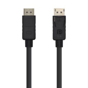 Cable DisplayPort 1.4 8K Aisens A149-0389/ DisplayPort Macho - DisplayPort Macho/ 80cm/ Negro 8436574704372 A149-0389 AIS-CAB A149-0389