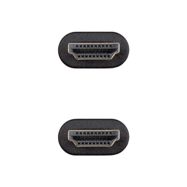 Cable HDMI 2.0 4K CCS Nanocable 10.15.3907/ HDMI Macho - HDMI Macho/ 7m/ Negro - Imagen 3
