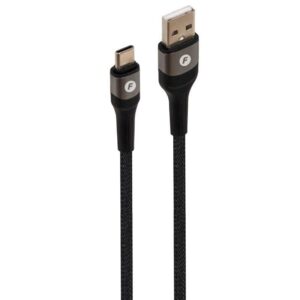 Cable USB 2.0 Tipo-C Fonestar USB-CA/ USB Tipo-C Macho - USB Macho/ 480Mbps/ Hasta 100W/ 1m/ Negro 8422521029667 USB-CA FONE-CAB USB-CA