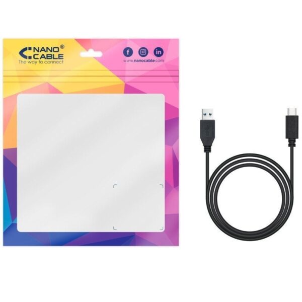 Cable USB 3.1 Tipo-C Nanocable 10.01.4002/ USB Tipo-C Macho - USB Macho/ 2m/ Negro - Imagen 4