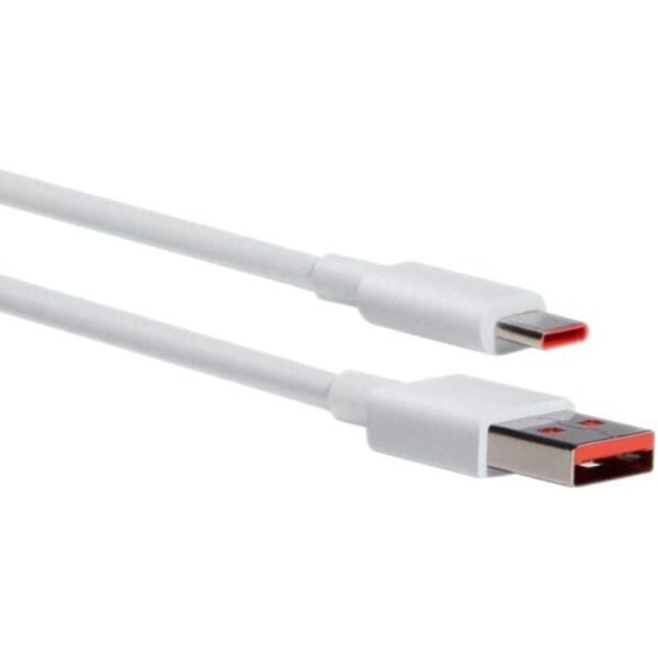 Cable USB Xiaomi 6A Type-A to Type-C/ USB Macho - USB Tipo-C Macho/ 1m/ Blanco - Imagen 2
