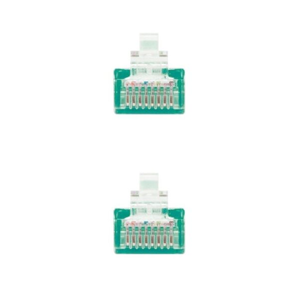 Cable de Red RJ45 UTP Nanocable 10.20.0400-L25-GR Cat.6/ 25cm/ Verde - Imagen 3