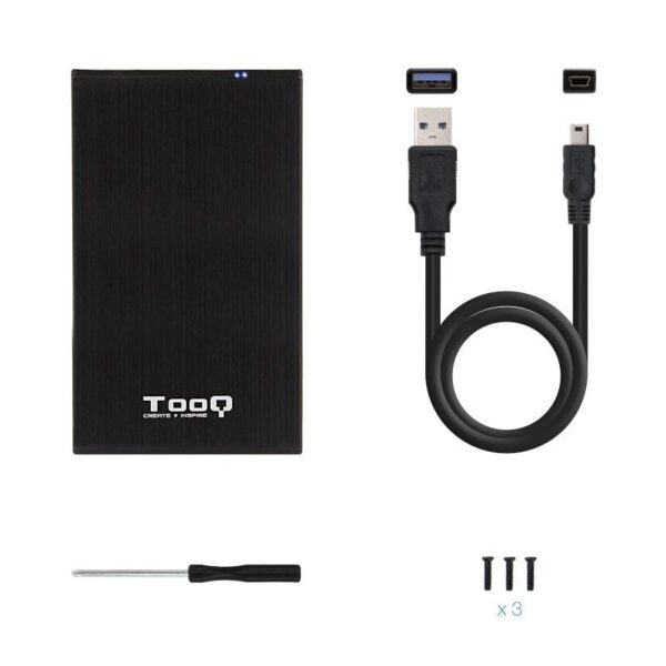 Caja Externa para Disco Duro de 2.5" TooQ TQE-2522B/ USB 3.1 - Imagen 5