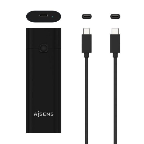 Caja Externa para Disco SSD M.2 NVMe Aisens ASM2-020B/ USB 3.1 Gen2/ Sin Tornillos - Imagen 2