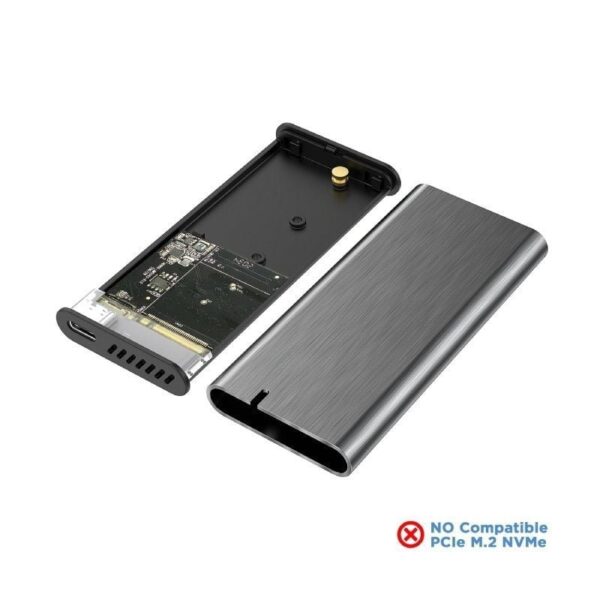 Caja Externa para Disco SSD M.2 SATA Aisens ASM2-007GRY/ USB 3.1 Gen1/ Sin Tornillos - Imagen 3