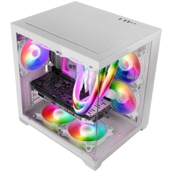 Caja Gaming Minitorre Mars Gaming MC-VIEW2/ Blanca - Imagen 2