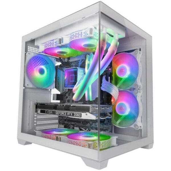 Caja Gaming Minitorre Mars Gaming MC-VIEW2/ Blanca 8435693109594 MCVIEW2W TAC-CAJA MC-VIEW2 WH