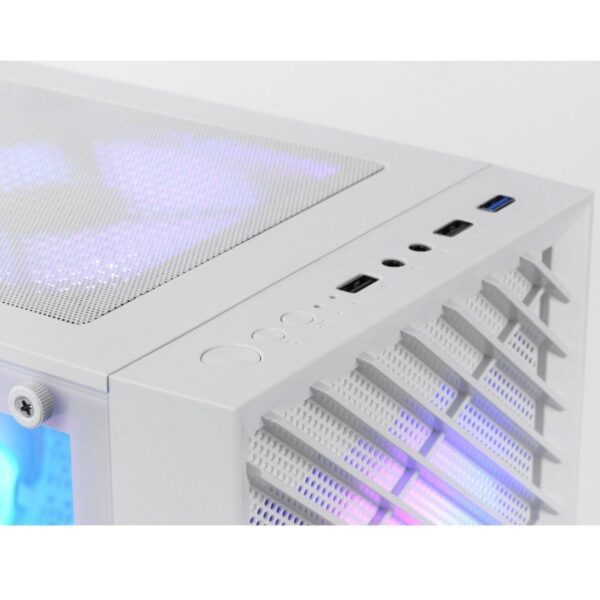 Caja Gaming Minitorre Mars Gaming MC-vortex/ Blanca - Imagen 5