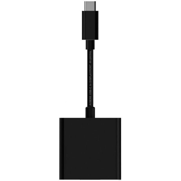 Conversor Aisens A109-0345/ USB Tipo-C Macho - DisplayPort Hembra/ 15cm/ Negro - Imagen 2