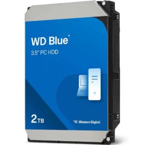 Disco Duro Western Digital WD Blue PC Desktop 2TB/ 3.5"/ SATA III/ 64MB WD20EARZ-00C5XB0 WD20EARZ WD-HDD WD BL PCDESK 2TB V2