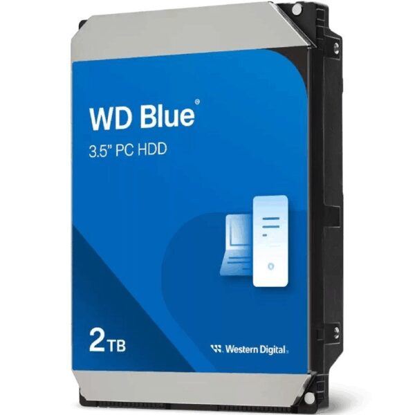Disco Duro Western Digital WD Blue PC Desktop 2TB/ 3.5"/ SATA III/ 64MB WD20EARZ-00C5XB0 WD20EARZ WD-HDD WD BL PCDESK 2TB V2