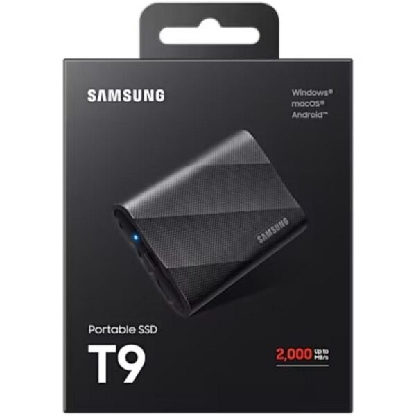 Disco Externo SSD Samsung Portable T9 1TB/ USB 3.2/ Negro - Imagen 5