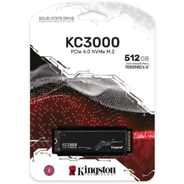 Disco SSD Kingston KC3000 512GB/ M.2 2280 PCIe 4.0/ con Disipador de Calor/ Full Capacity - Imagen 3