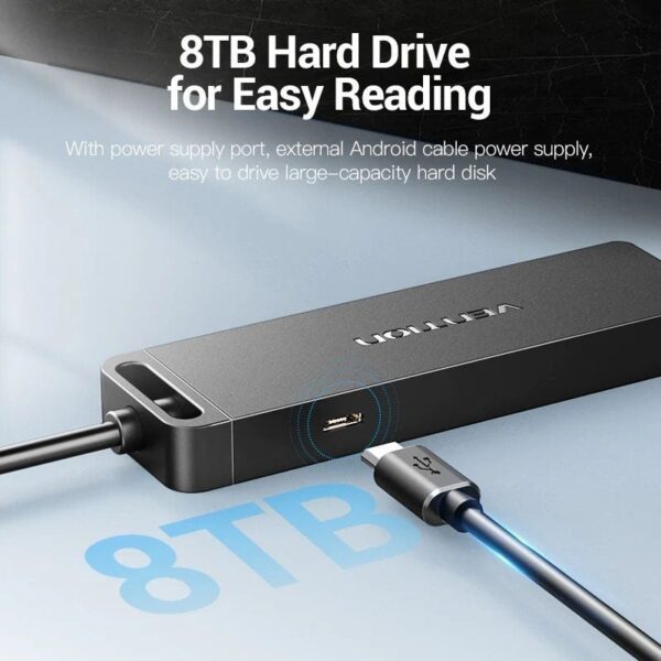 Hub USB 2.0 Vention CHMBB/ 4xUSB/ 15cm - Imagen 4