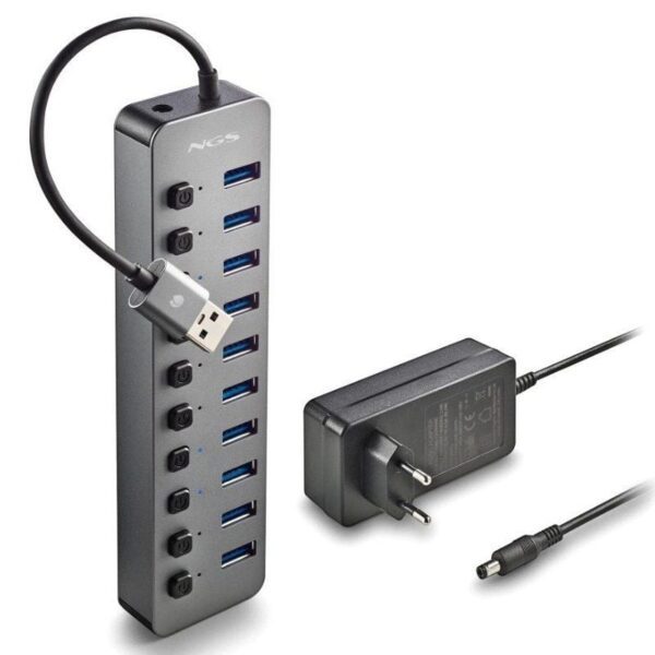 Hub USB NGS IHUB10/ 10xUSB 3.0 - Imagen 3
