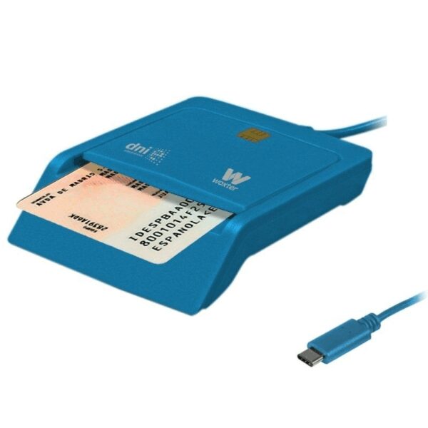 Lector de DNI y Tarjetas Woxter PE26-197/ Azul/ USB 2.0 8435089048643 PE26-197 WOX-DNI PE26-197