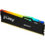 Memoria RAM Kingston FURY Beast RGB 16GB/ DDR5/ 6400MHz/ 1.4V/ CL32/ DIMM 740617343120 KF564C32BBEA-16 KIN-FB KF564C32BBEA-16