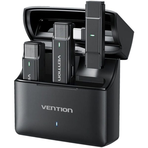 Micrófono Inalámbrico con Clip Vention NCAB0/ USB Tipo-C/ Incluye Receptor/ 2 unidades 6922794785649 NCAB0 VEN-MIC NCAB0