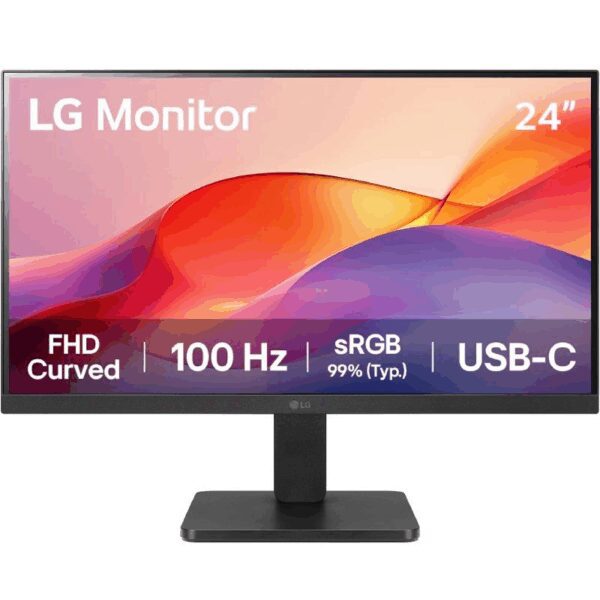 Monitor Curvo LG 24U421A-B 23.8"/ Full HD/ Negro 8806096323816 24U421A-B.AEUQ LG-M 24U421A-B