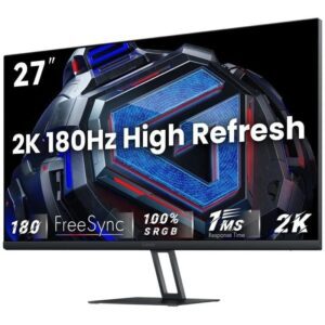Monitor Gaming Xiaomi Gaming Monitor G27Qi 27"/ QHD/ 1ms/ 180Hz/ IPS/ Negro 6941948703230 ELA5593EU XIA-M GAM MON G27QI
