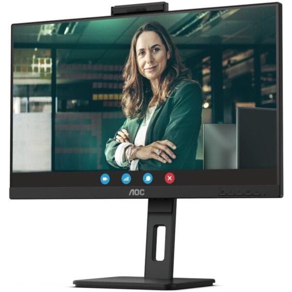 Monitor Profesional AOC Q27P3QW 27"/ QHD/ Webcam/ Multimedia/ Regulable en altura/ Negro - Imagen 2