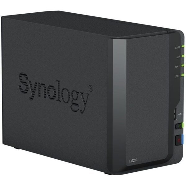 NAS Synology Diskstation DS223/ 2 Bahías 3.5"- 2.5"/ 2GB DDR4/ Formato Torre - Imagen 2