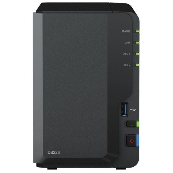 NAS Synology Diskstation DS223/ 2 Bahías 3.5"- 2.5"/ 2GB DDR4/ Formato Torre - Imagen 3