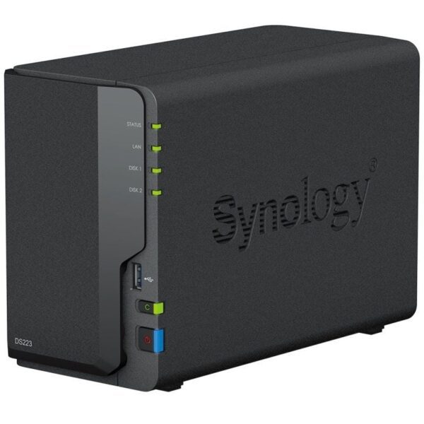 NAS Synology Diskstation DS223/ 2 Bahías 3.5"- 2.5"/ 2GB DDR4/ Formato Torre - Imagen 4