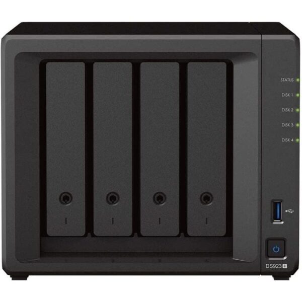 NAS Synology Diskstation DS923+/ 4 Bahías 3.5"- 2.5"/ 4GB DDR4/ Formato Torre 4711174724451 DS923+ SYN-NAS DS923 PLUS