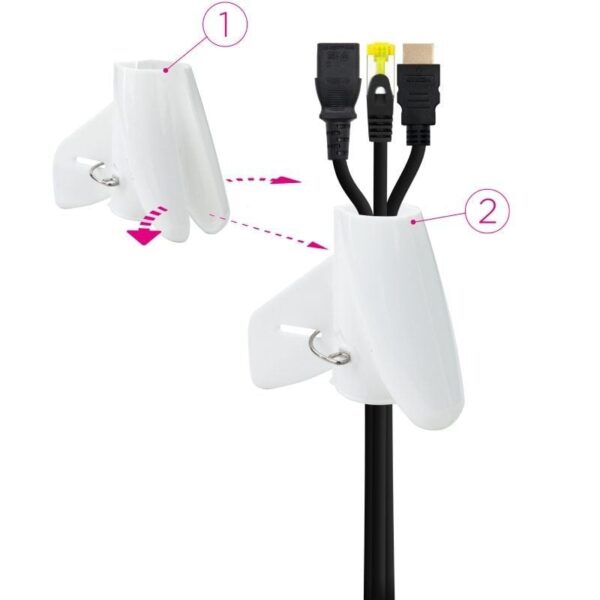 Organizador de Cables en Espiral Nanocable 10.36.0001-W/ 1m - Imagen 2
