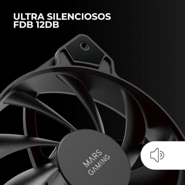 Pack 2 Ventiladores Mars Gaming MF-PROX2/ 12cm - Imagen 2