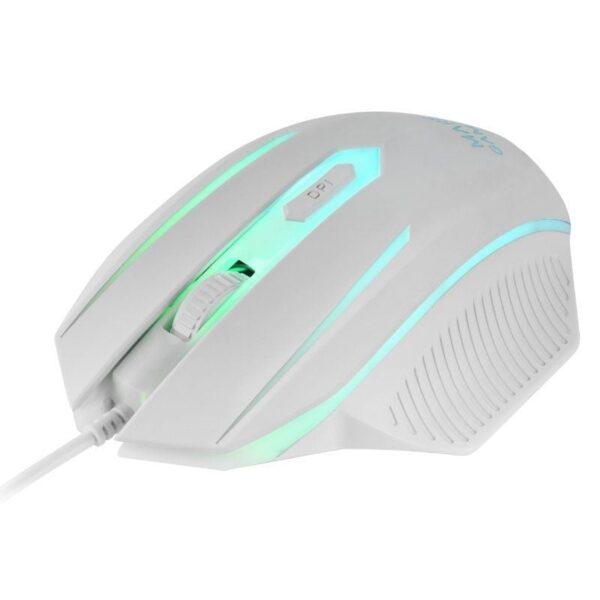 Pack Gaming Mars Gaming MCP124/ Teclado H-MECH  + Ratón Óptico + Alfombrilla/ Blanco - Imagen 3