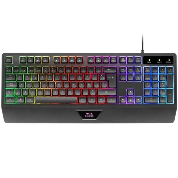 Pack Gaming Mars Gaming MCP124/ Teclado H-MECH  + Ratón Óptico + Alfombrilla/ Negro - Imagen 2