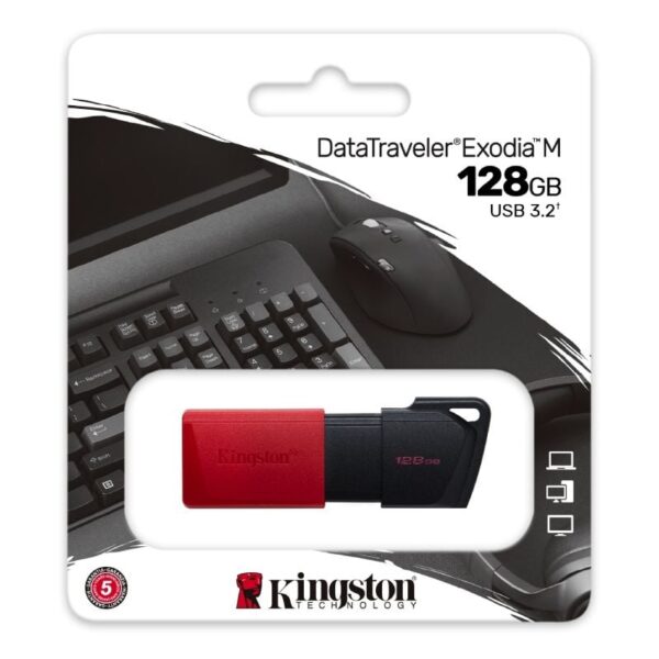 Pendrive 128GB Kingston DataTraveler Exodia M USB 3.2 - Imagen 3