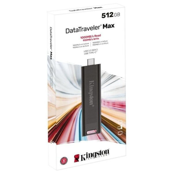 Pendrive 512GB Kingston DataTraveler Max USB Tipo-C - Imagen 3