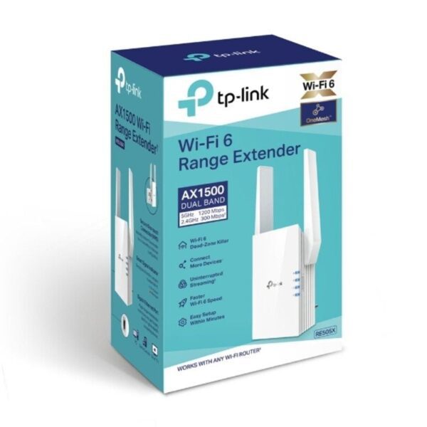 Repetidor Inalámbrico TP-Link RE505X/ WiFi 6/ 1500Mbps/ 2 Antenas - Imagen 4
