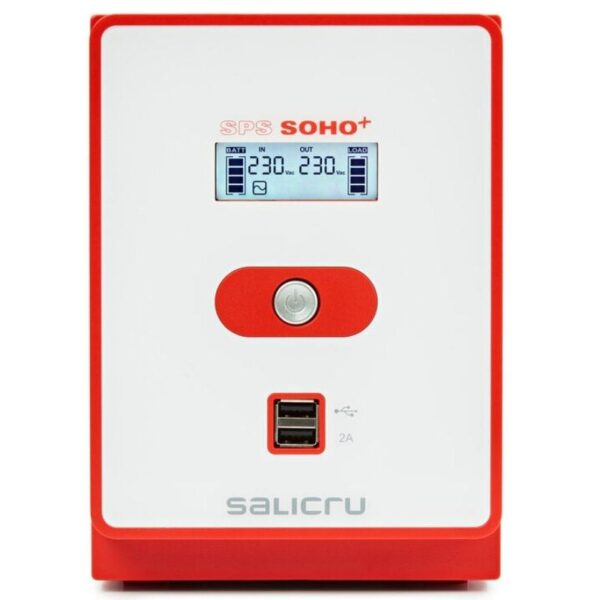SAI Línea Interactiva Salicru SPS 2200 SOHO+/ 2200VA-1200W/ 4 Salidas/ Formato Torre - Imagen 2